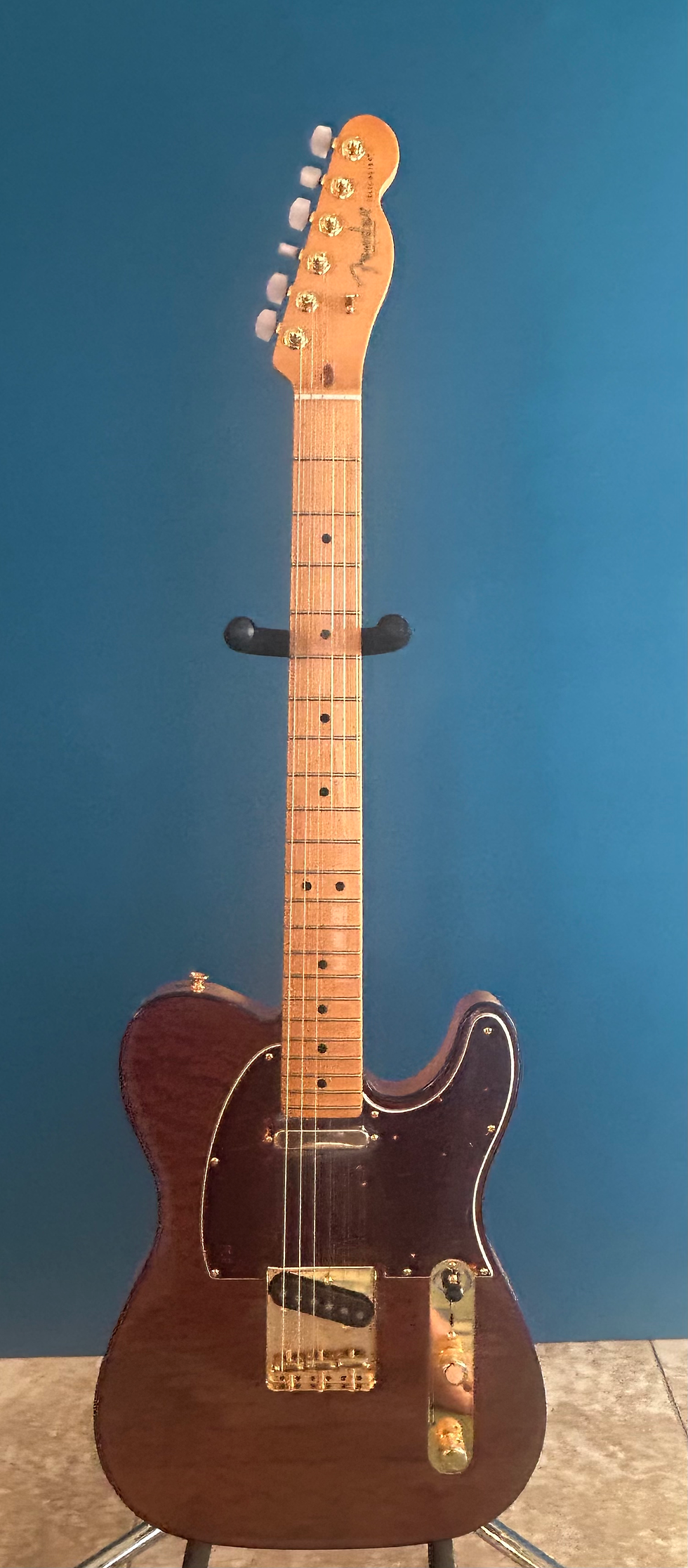 Fender Rarities Red Mahogany Top Telecaster Maple Neck Natural w/ case 7.4l