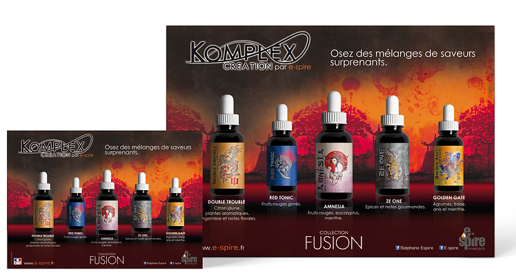 KOMPLEX E-SPIRE FUSION E-LIQUIDE