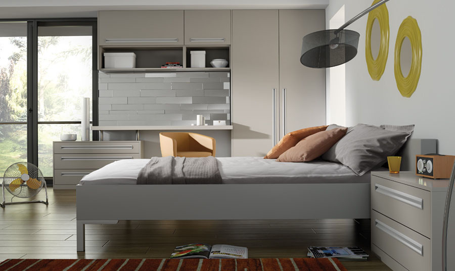 Bella Matt Dove Grey Wardrobe Doors