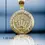 Thumbnail: fzgold - 14K Real Solid Gold Necklace - Crown Pendant - Diamond Cut Yellow and White Gold