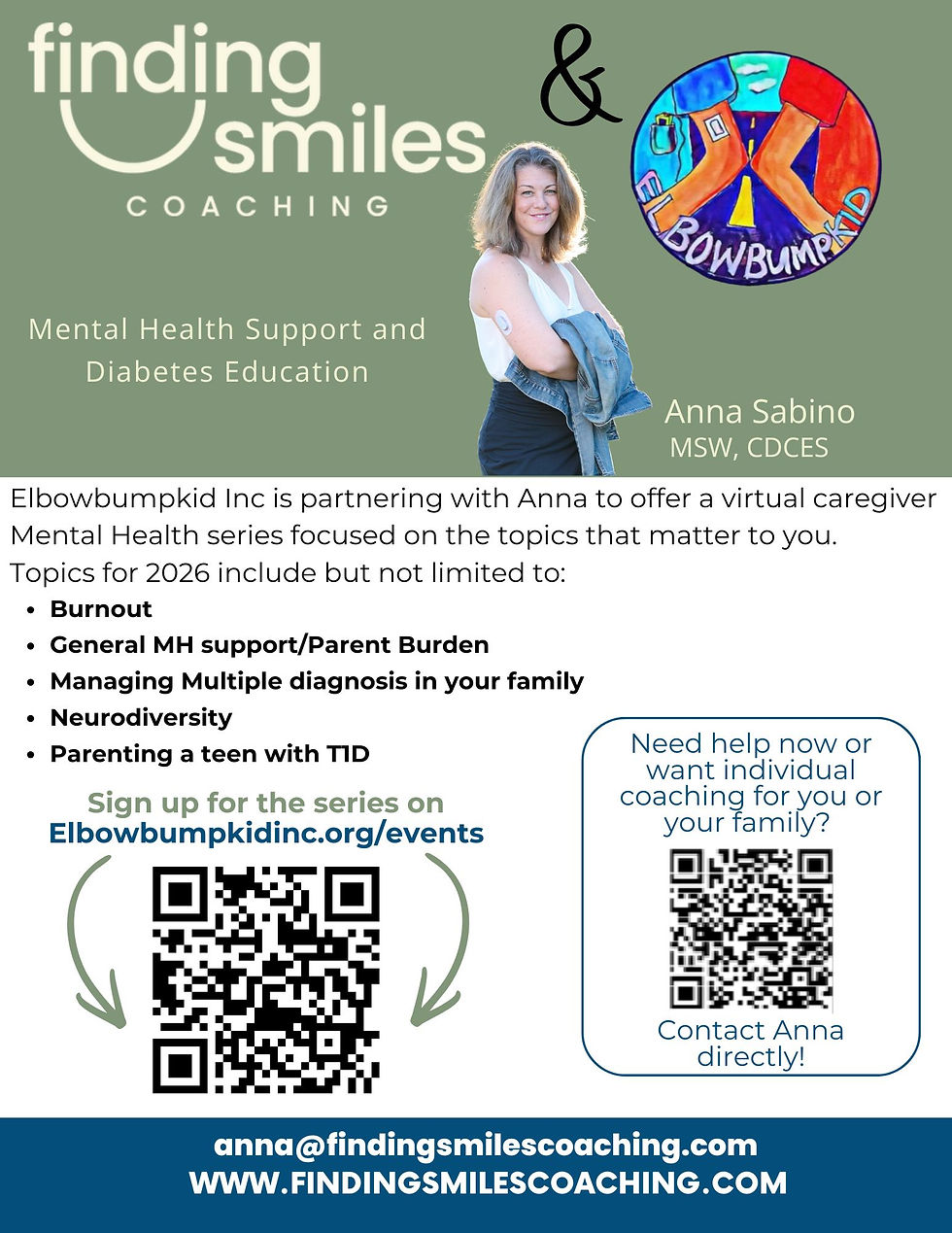 T1D Caregiver Virtual Mental Health Series with Finding Smiles Coaching
