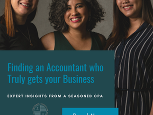 Finding an Accountant who Truly gets your Business