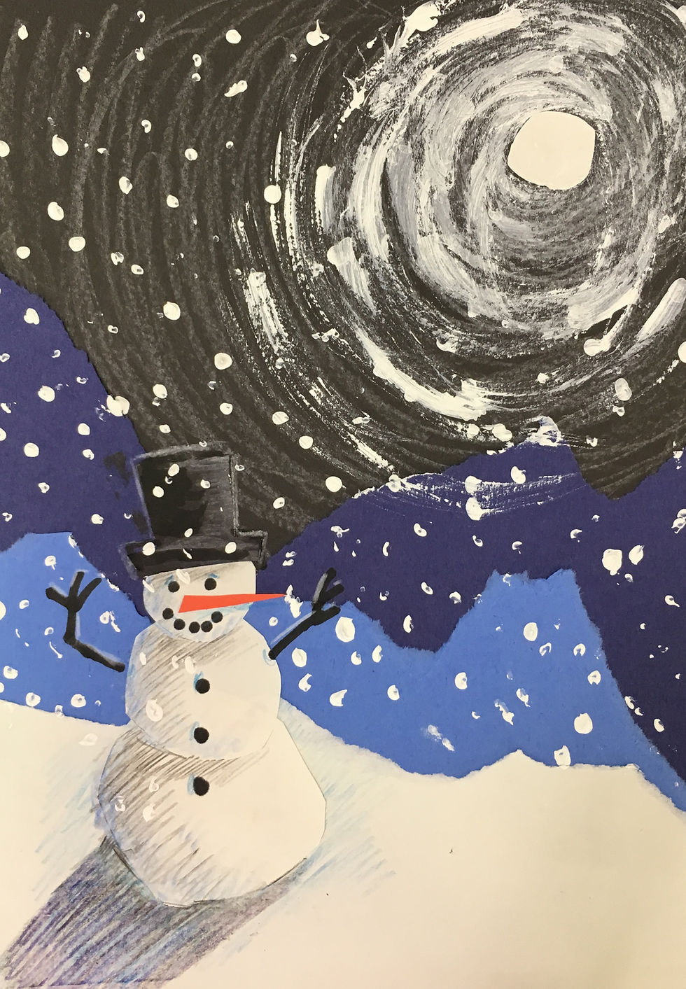 Snowman Landscape
