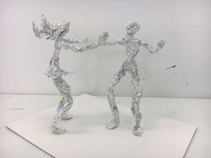 Degas Tin Foil Figures