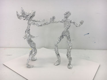 Degas Tin Foil Figures