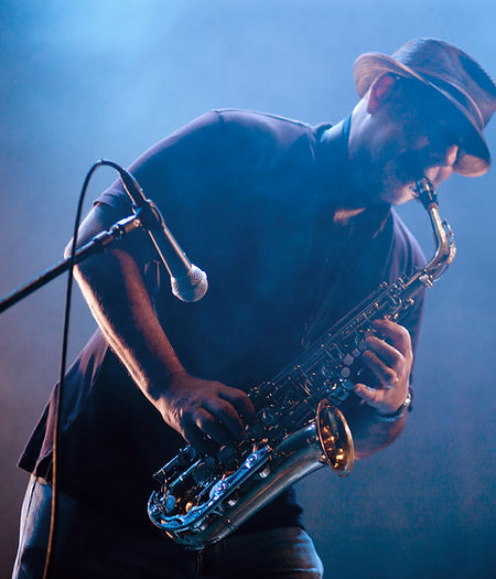 Man Playing Saxophone