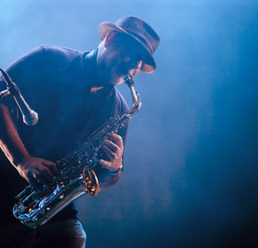 Man Playing Saxophone