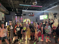 group picture themed party