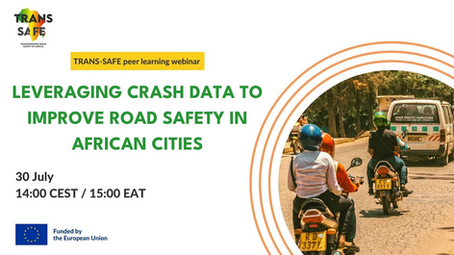 Upcoming Webinar: Leveraging Crash Data to Improve Road Safety in African Cities