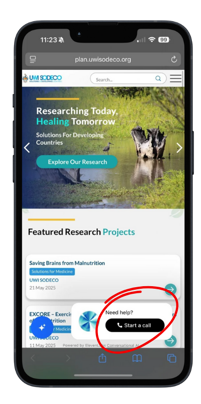 mobile view