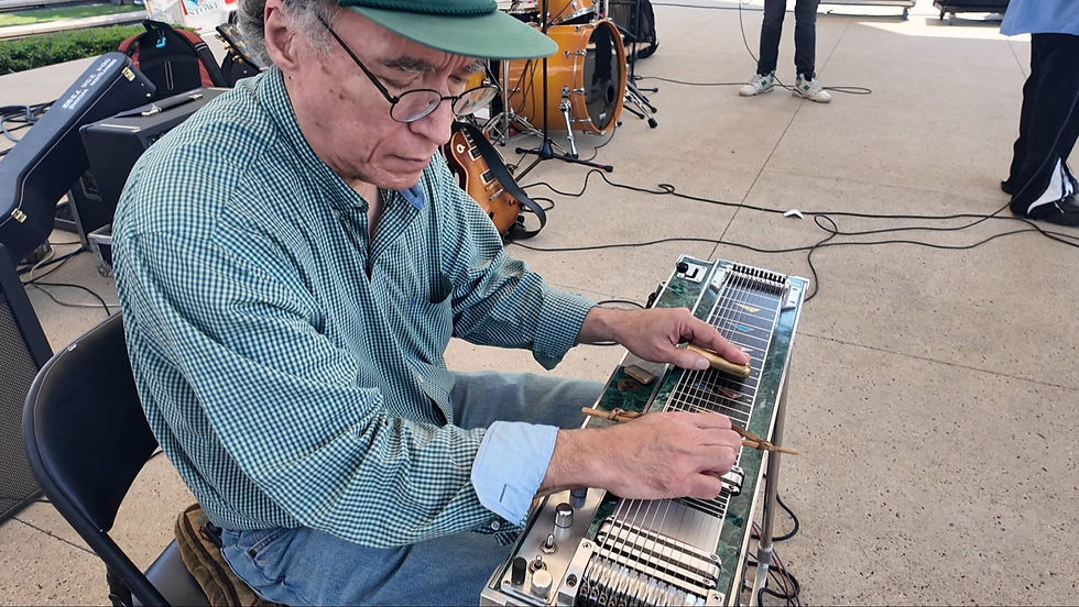 Mr Dave Easley contributed on sveral tracks on the new record. Dave's Instagram
