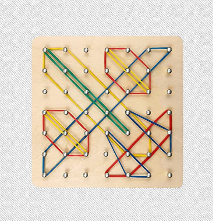 Wooden Geoboard