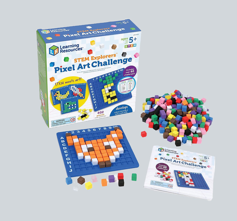 Learning Resources STEM Explorers Pixel Art Challenge