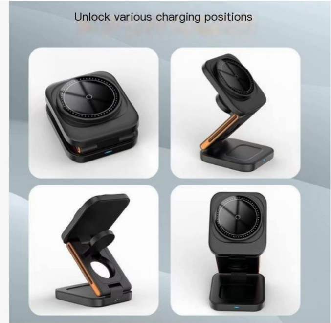 Miniatura: 3-in-1 Folding Wireless Charger