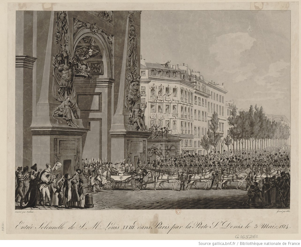 Entrée solennelle de Louis XVIII, le 3 mai 1814