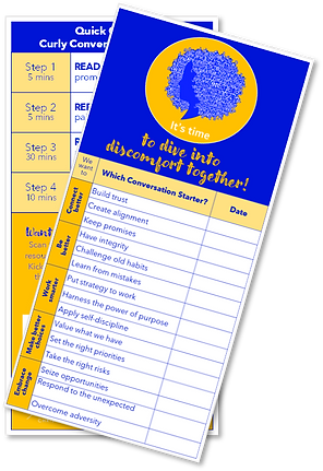 Quick Start Bookmark - Curly Conversatio