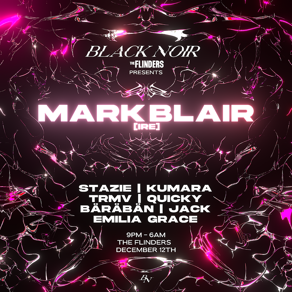 BLACK NOIR presents: MARK BLAIR [IRE] 🇮🇪