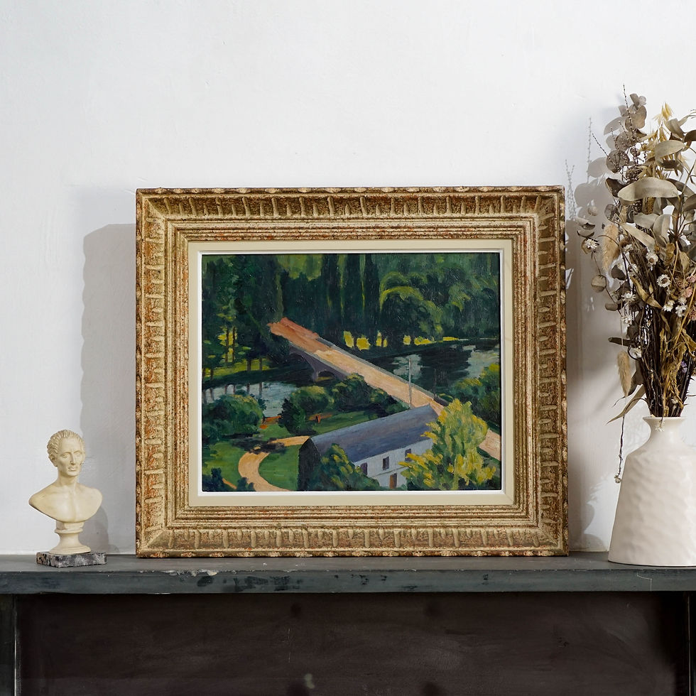 Thumbnail: Impressionist Bridge Scene