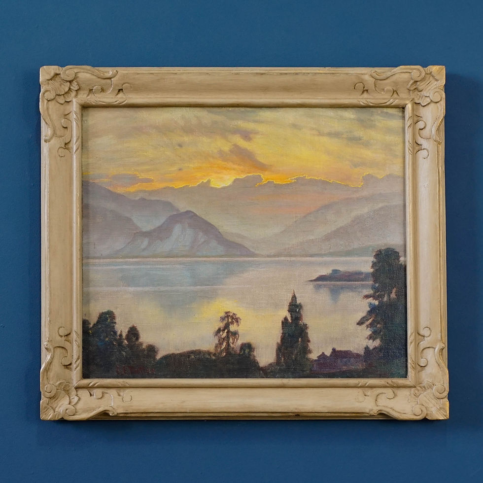 Thumbnail: Impressionist Sunset Lake Scene