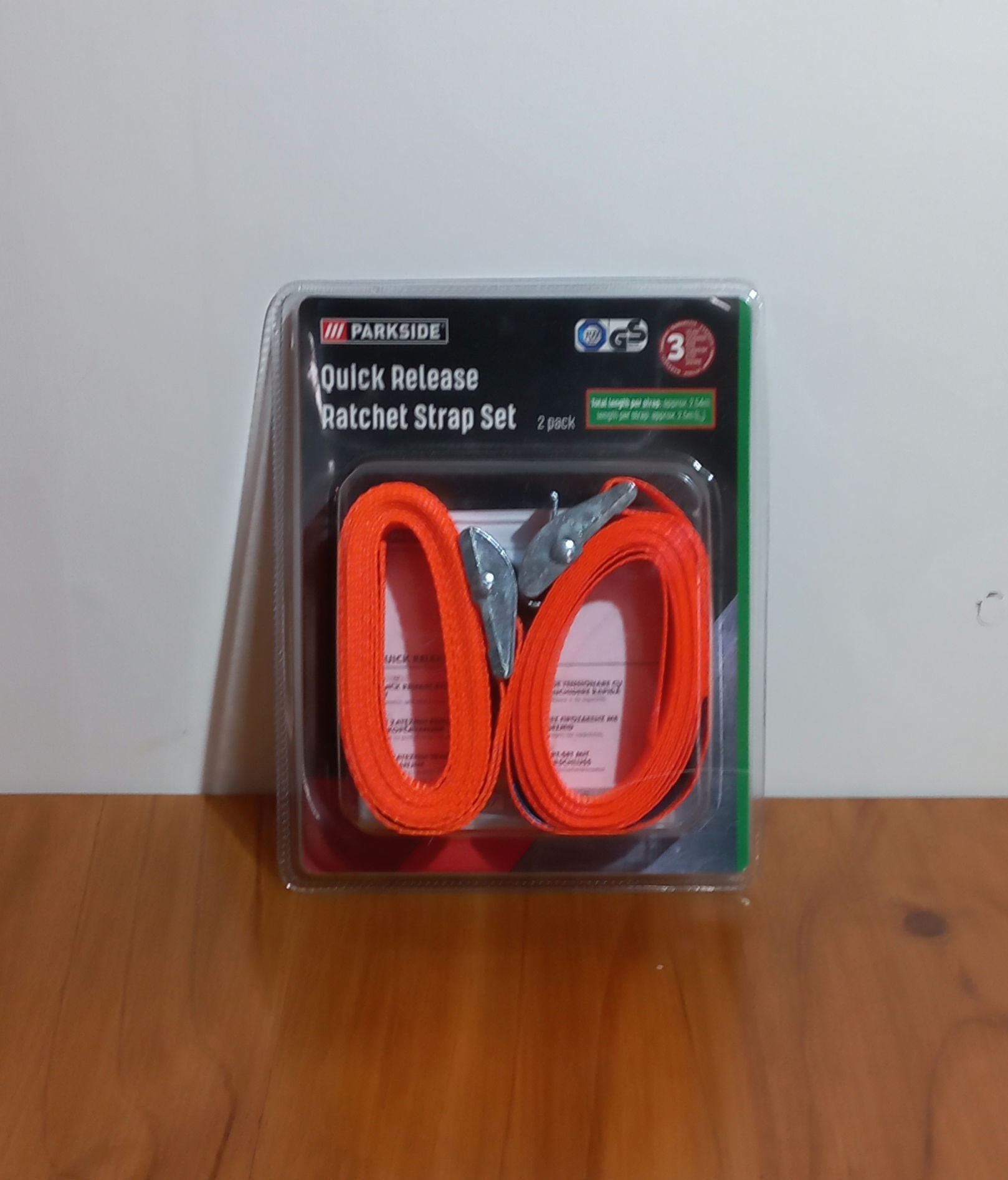 Pack Cinta tiro Dolezich 2.5mts, marca Alemana Parkside.