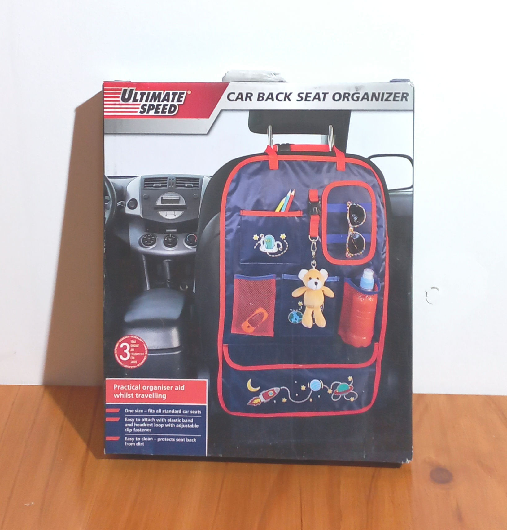 ORGANIZADOR DE ASIENTO TRASERO PARA NIÑOS, Marca Europea.