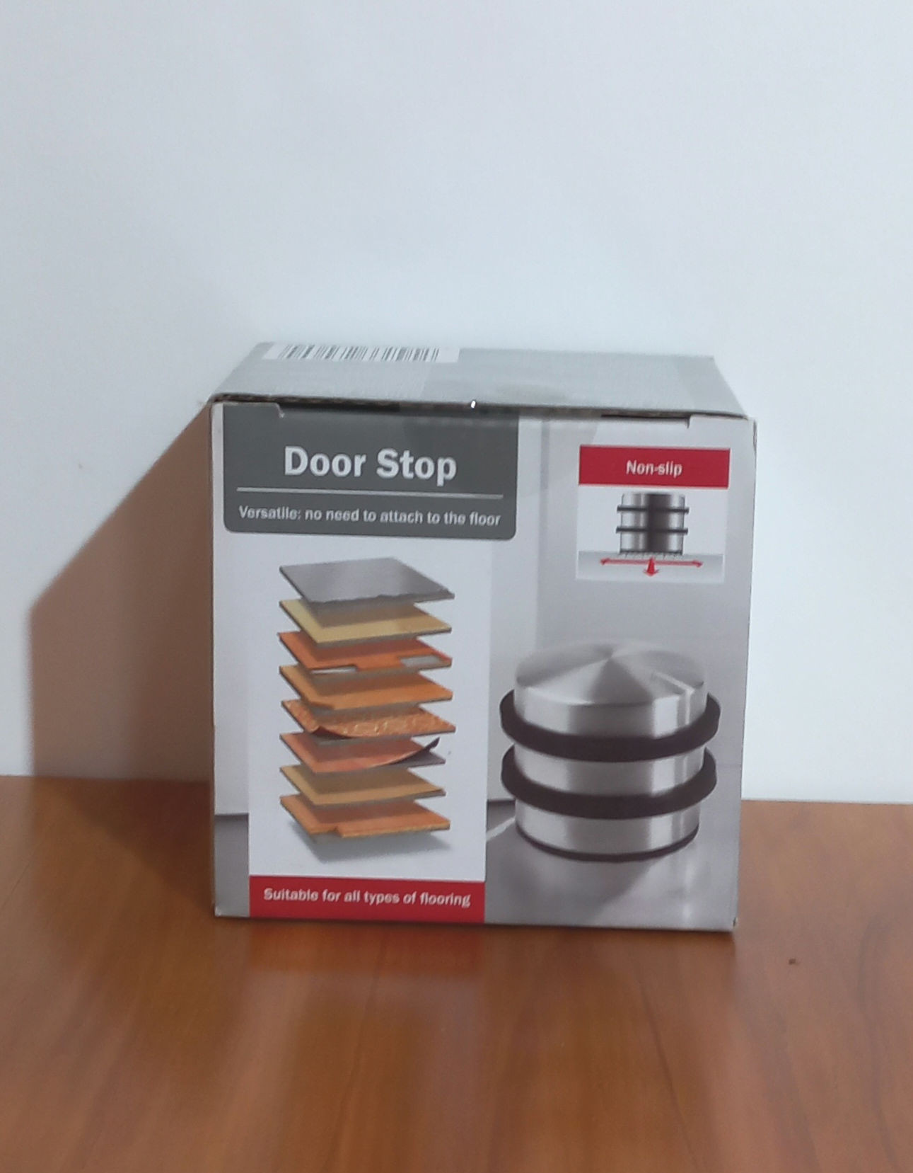 Tope de puerta antideslizante 9,1 cm Alto x 8,1 Diametro, marca Europea.