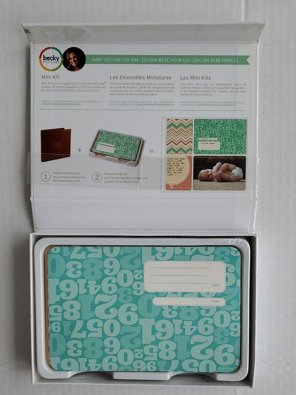 Thumbnail: Project Life, Baby Edition for Him Collection, Journal Cards, 100 Cards
