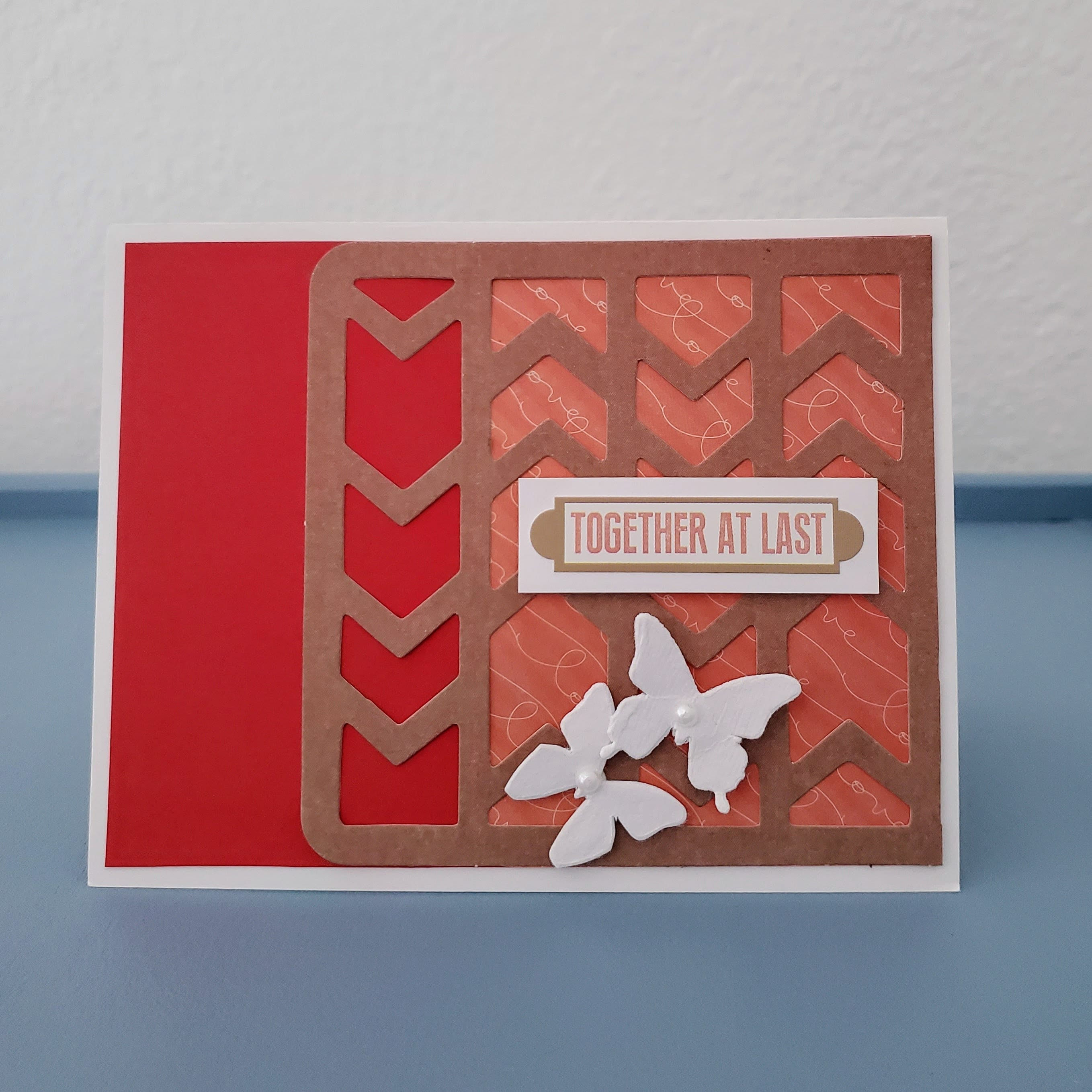 LOVE card, TOGETHER at LAST message, You are my forever inside, Valentine Handm