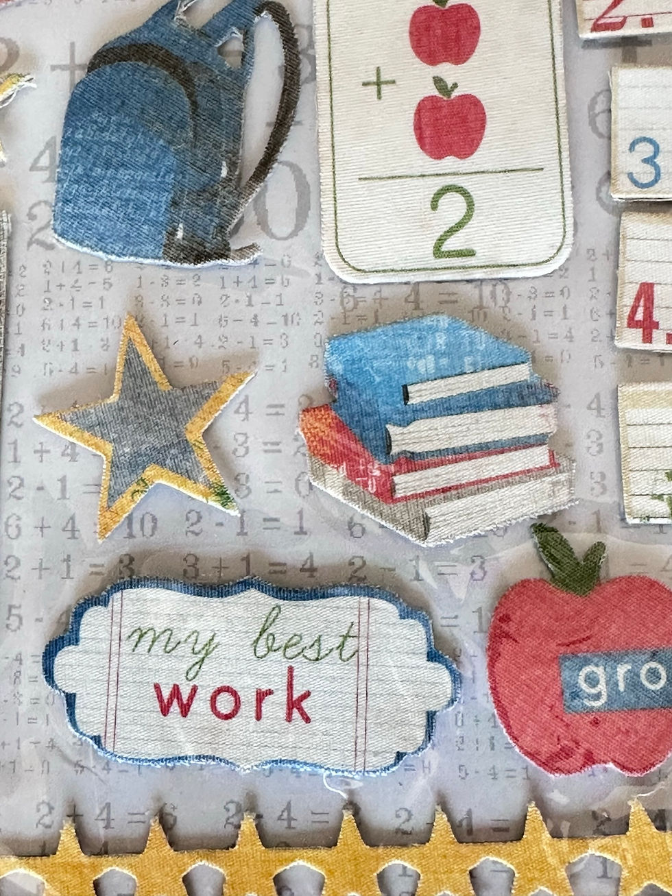 Thumbnail: School Themed Scrapbook Supplies, Embellishment Lot, Student, Graduate,Teacher
