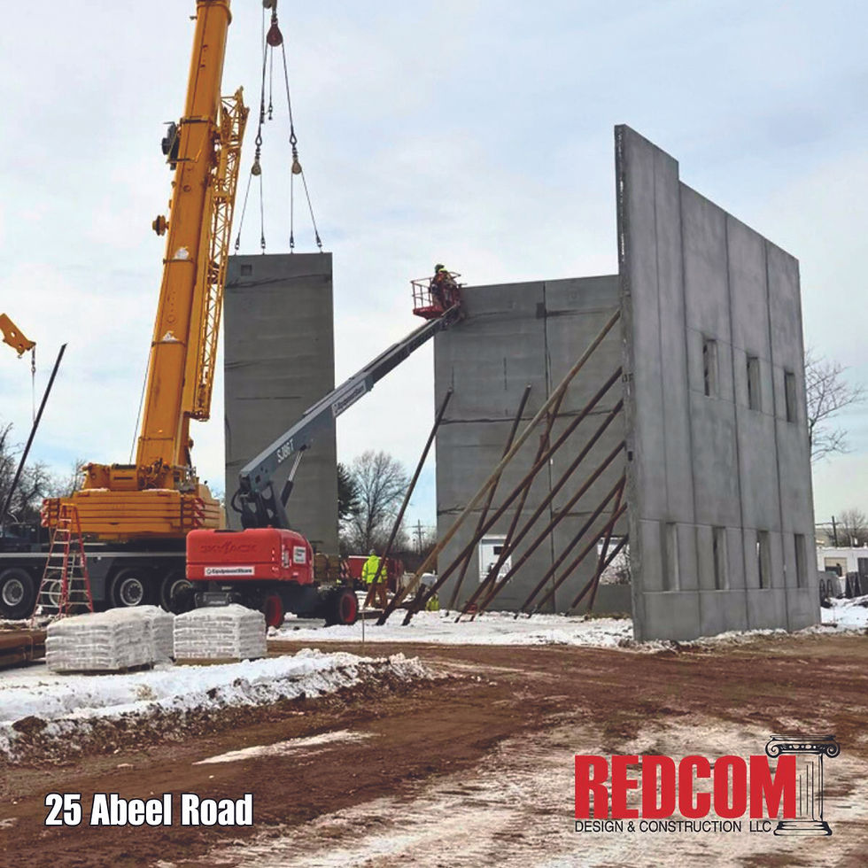 REDCOM announces construction progress for industrial warehouse during extreme weather