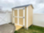 6x8 shed with custom ramp