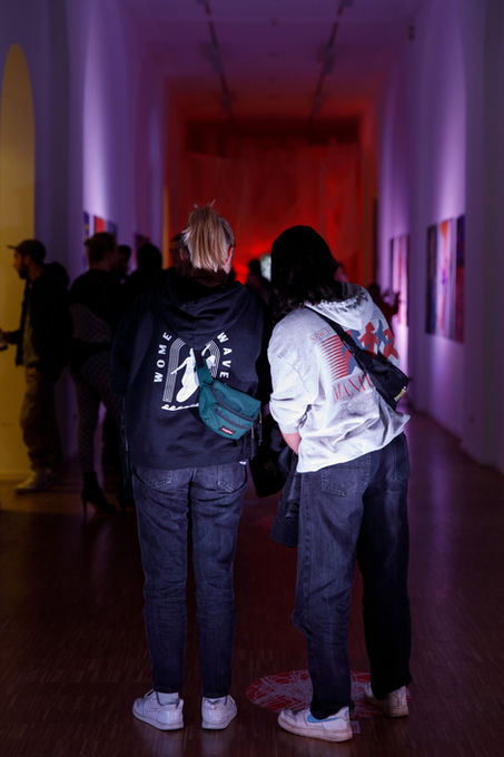 shift/walls 2022  - open ateliers and exhibition space project for 17 days for 8 artists from Friday, 14 October to Sunday, 30 October 2022. The artists are: Alfred Stoll, Kashi Meyer, Otakar Skala, Simona Leyzerovich, René Radomsky, Martin Gerstenberger and the duo "hadihopsasa", consisting of Viola Karaalioğlu and Tim Auzinger. 

Metamodern Grotesk, Digital art, metamodern art, metamodernism, alfred stoll, stoll gallery, . digital drawing, digital painting, digital collage, video collage, video painting, digital upcycling, alfred stoll, new media, virtual art, Stoll Gallery, Nürnberg art, Germany art, Nuremberg art , Munich art, München art, München Ausstellung, Kunst, Metamoderne groteske, metamodern grotesque, House of the German East, Haus des Deutschen Ostens, HDO München, HDO Munich, AR austellung, AR exhibition, AR art, Augmented Reality effect, Augmented Reality art effect,  Augmented Reality, Augmented Reality art, generative art, generative Kunst, Aleksej Gluhov, AI art, AI kunst, Artificial Intelligence, Artificial Intelligence art, Artificial Intelligence Kunst, Künstliche Intelligenz, Künstliche Intelligenz kunst, Ausstellung Metamodern Grotesk , digitale Kunst von Alfred Stoll, mask art, grotesk mask, mask, Media Installation