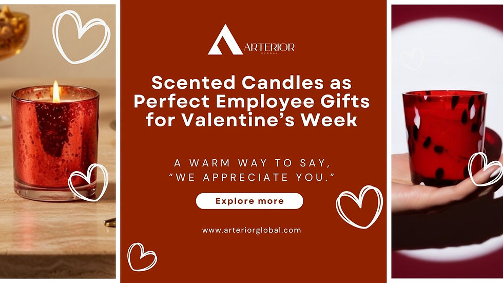 Scented Candles as Perfect Employee Gifts for Valentine’s Week | Arterior