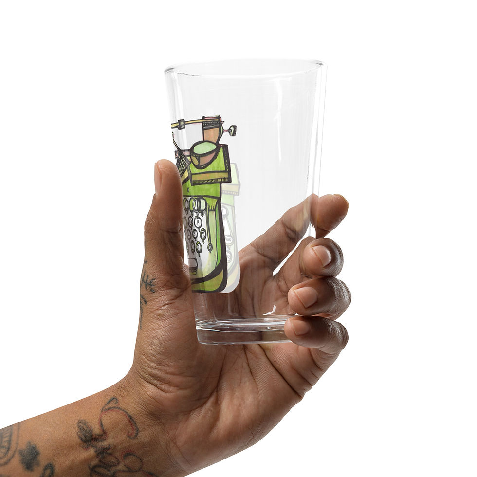 Thumbnail: Not My Type pint glass