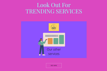 SERVICES- New Section Added!