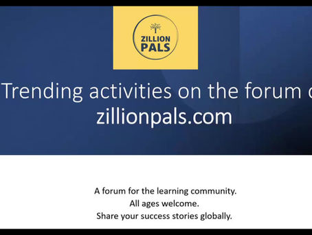 Trending activities on the forum.