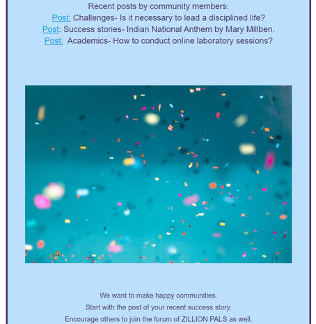 Start posting and connect with the global community!
