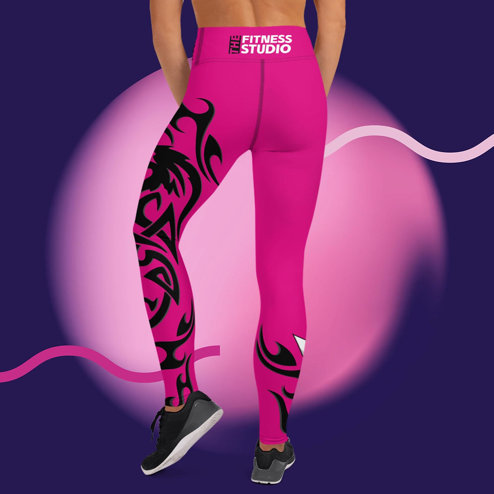Thumbnail: Draco Season Leggings: Deep Pink