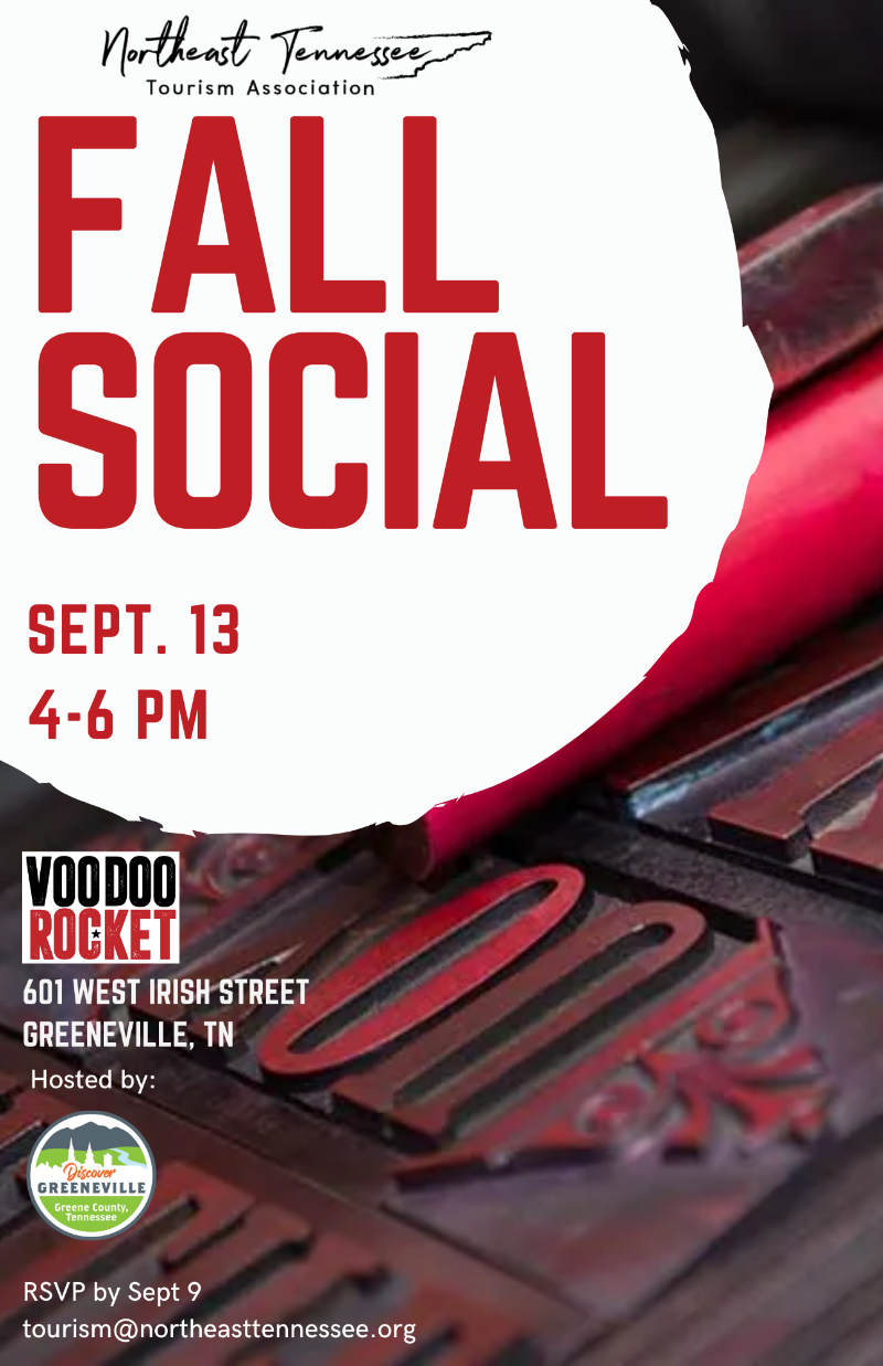 Northeast Tennessee Tourism Association Fall Social