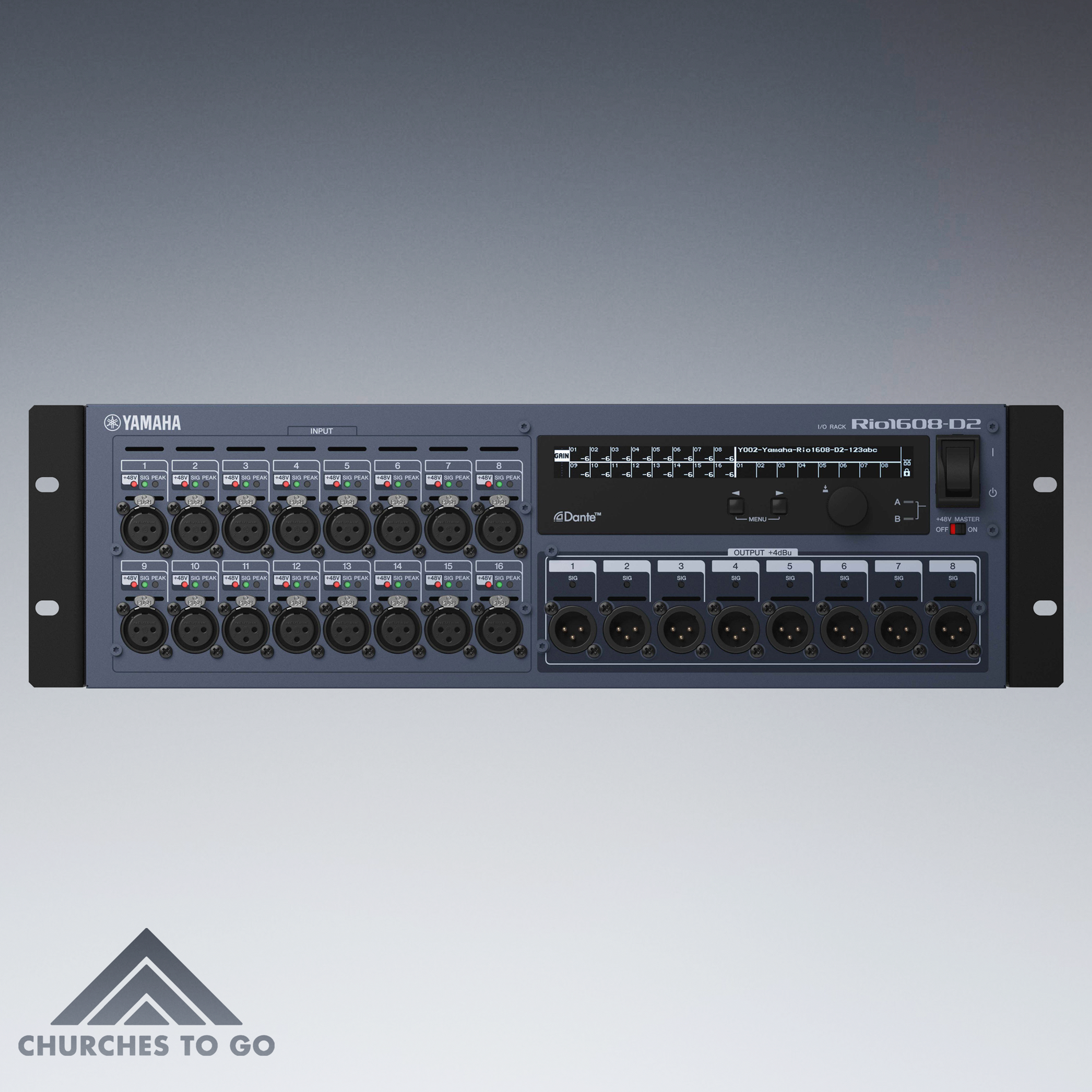 YAMAHA RIO1608-D2 IN/OUT RACK