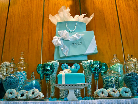 Tiffany & Company T&Co Meet P&Co Inspired Bridal Shower! Tiffany would have been prou