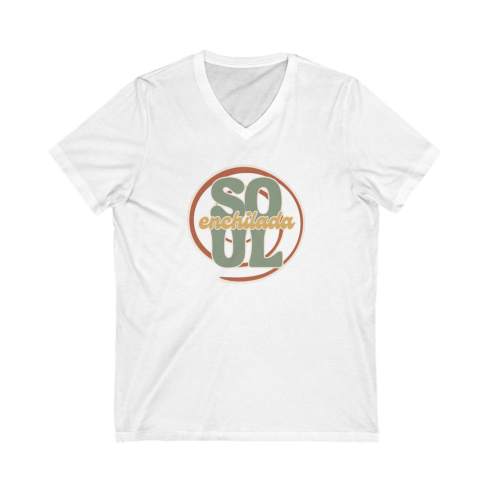 Thumbnail: Soul Enchilada Women's V-Neck Tee - One Sided, Multiple Color Options