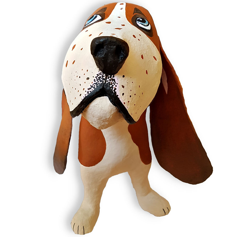 Miniaturbild: Basset Hound „Bo“ –  57 x 36 cm