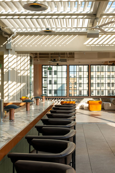 Florentin DTLA rooftop bar designed by Preen, Inc.