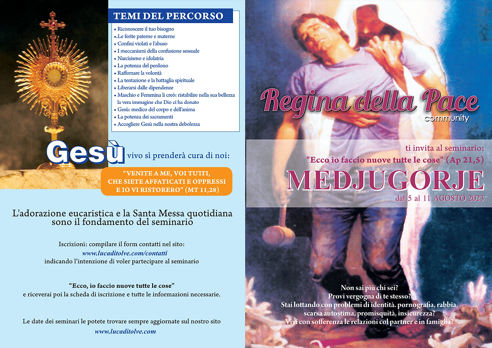 Ecco, io faccio nuove tutte le cose