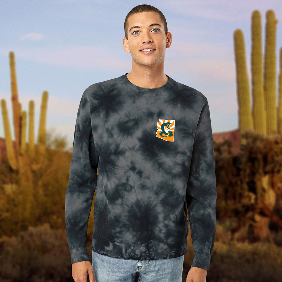 Thumbnail: Unisex Tie Dye Crewneck