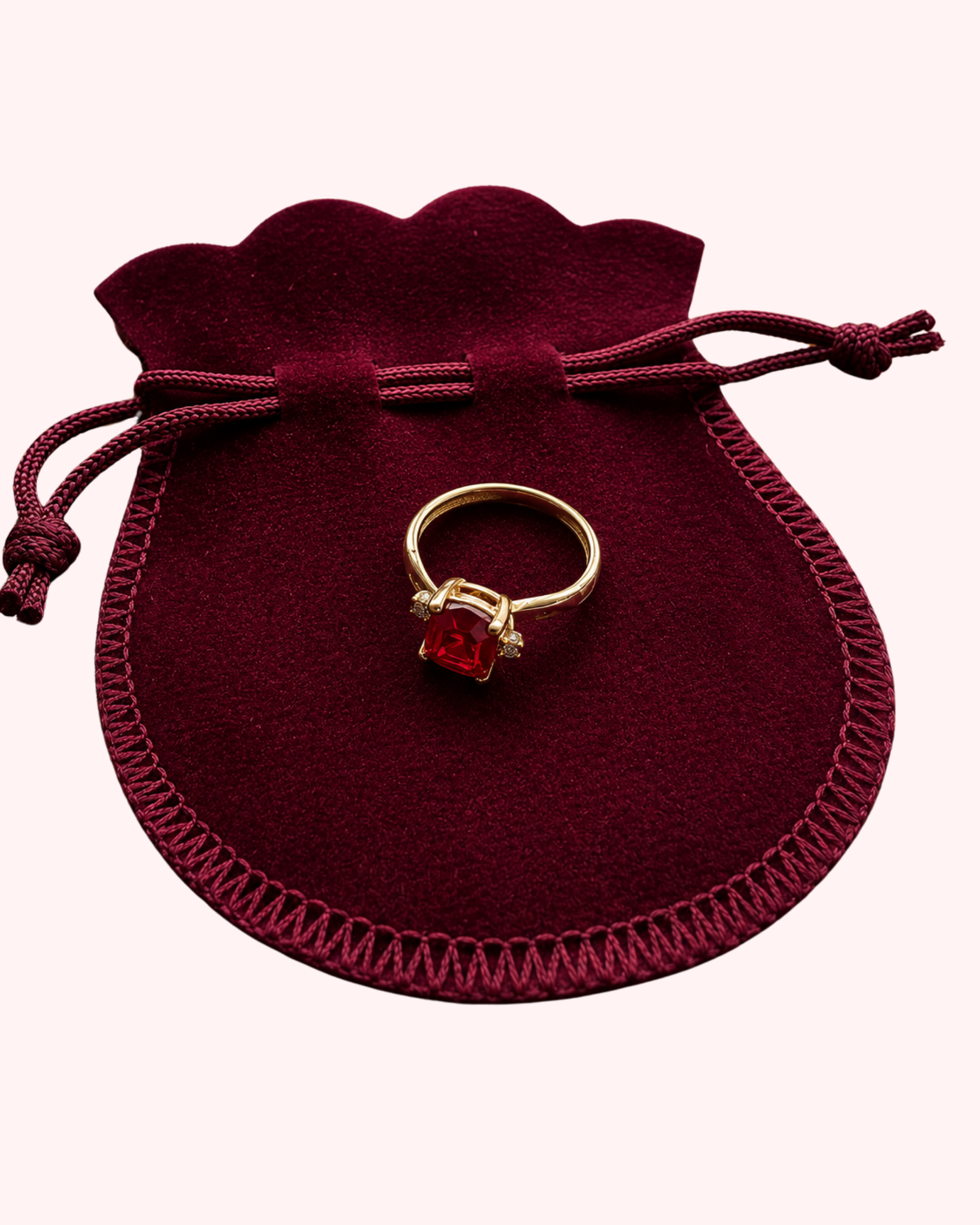 Ruby Kiss Ring