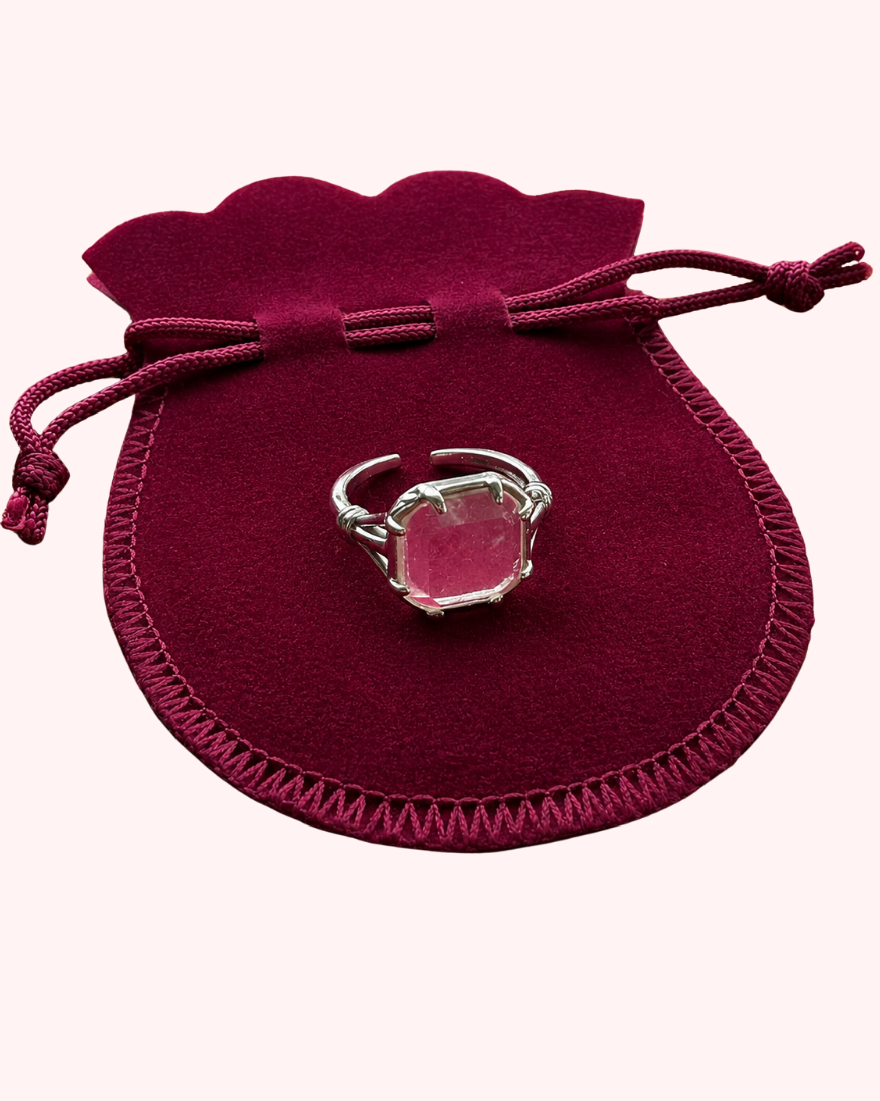 Champagne Crystal Ring