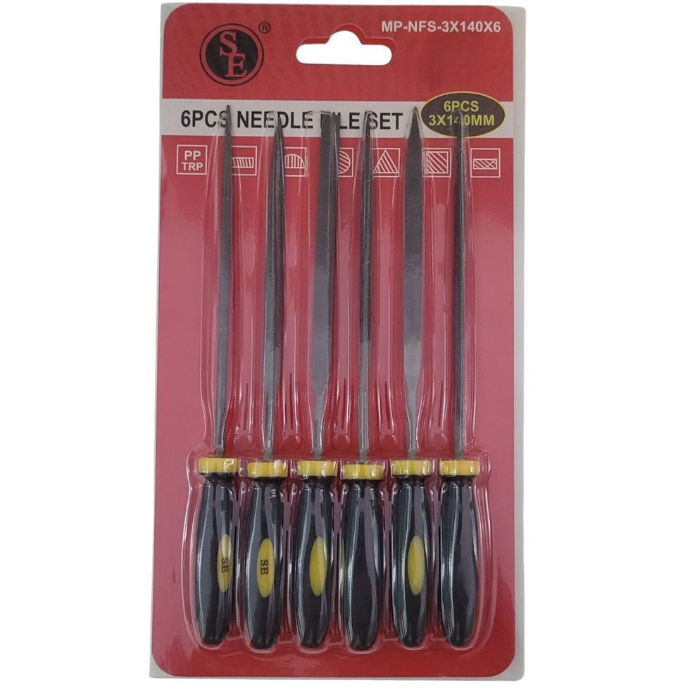 SE 6PCS Needle File Set(MP-NFS-3X140X6)