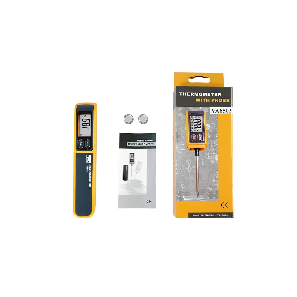 Thumbnail: V&A Instrument Digital Probe Temperature Meter(-50°C to 270°C) | Model VA6502